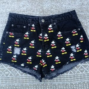 Disney Shorts - Disney mickey mouse jean shorts Disney Shorts - Disney mickey mouse jean shorts